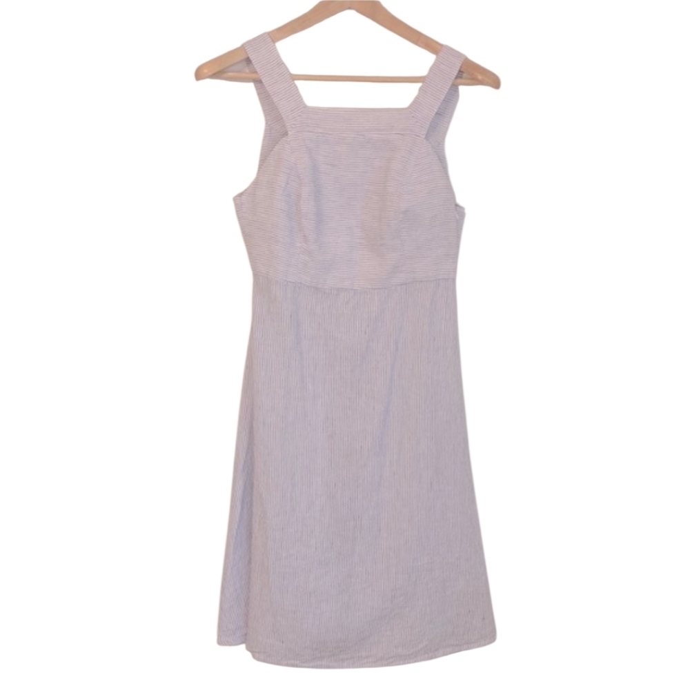 Ioanna Kourbela | Blue + White Striped Sundress
